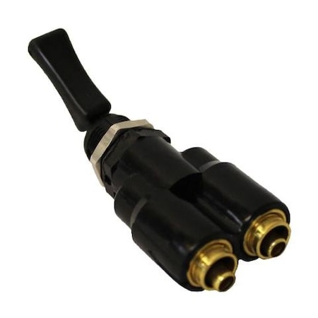 Velvac In-Line Quick Release Valve, Air Toggle Valve, Paddle Style, Primary Vehicle 32229